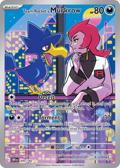 Team Rocket's Murkrow 200/182 — Destined Rivals