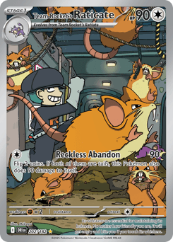 Team Rocket's Raticate 202/182 — Destined Rivals