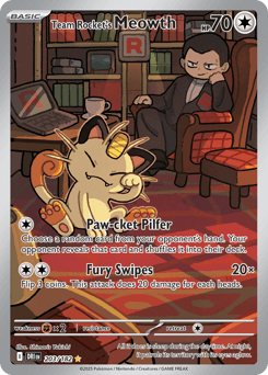 Team Rocket's Meowth 203/182 — Destined Rivals