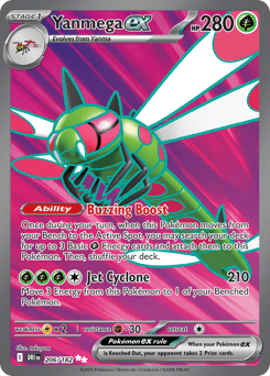 Yanmega ex 206/182 — Destined Rivals