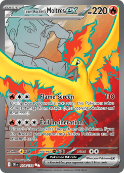 Team Rocket's Moltres ex 208/182 — Destined Rivals