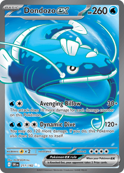 Dondozo ex 211/182 — Destined Rivals