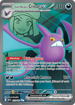 Team Rocket's Crobat ex 217/182 — Destined Rivals
