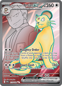 Team Rocket's Persian ex 219/182 — Destined Rivals