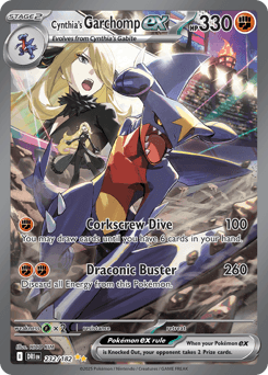 Cynthia's Garchomp ex 232/182 — Destined Rivals