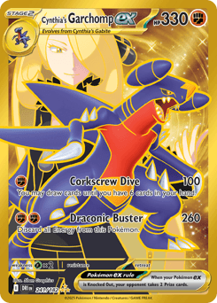 Cynthia's Garchomp ex 241/182 — Destined Rivals