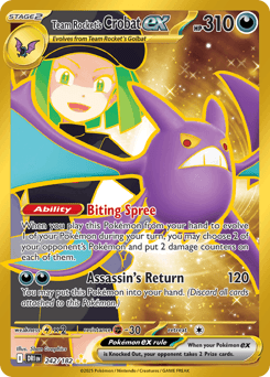 Team Rocket's Crobat ex 242/182 — Destined Rivals