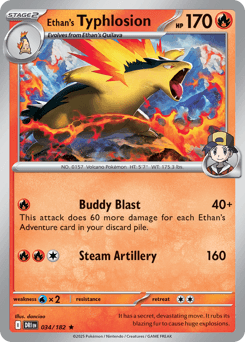 Ethan's Typhlosion 34/182 — Destined Rivals