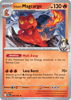 Ethan's Magcargo 36/182 — Destined Rivals