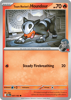 Team Rocket's Houndour 37/182 — Destined Rivals