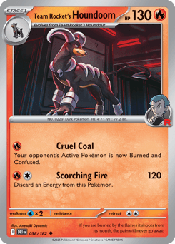 Team Rocket's Houndoom 38/182 — Destined Rivals