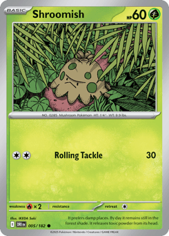 Shroomish Pokémon card