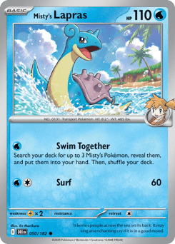 Misty's Lapras 50/182 — Destined Rivals