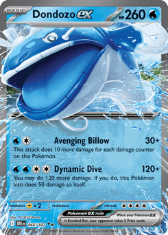 Dondozo ex 66/182 — Destined Rivals