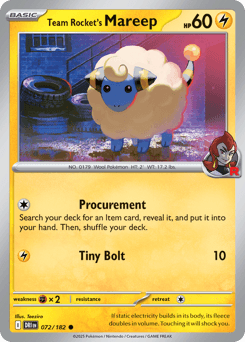 Team Rocket's Mareep 72/182 — Destined Rivals