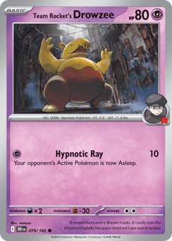 Team Rocket's Drowzee 79/182 — Destined Rivals