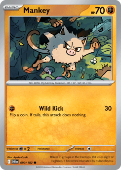 Mankey 90/182 — Destined Rivals