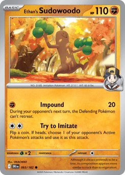Ethan's Sudowoodo 93/182 — Destined Rivals
