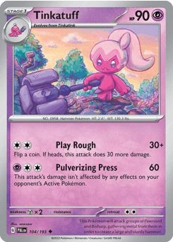 Tinkatuff 104/193 — Paldea Evolved