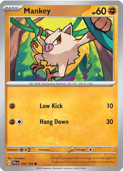 Mankey 106/193 — Paldea Evolved