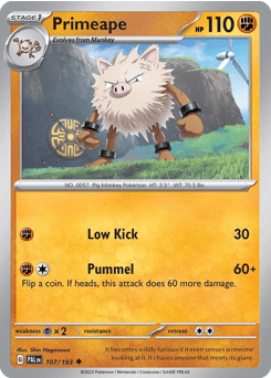 Primeape 107/193 — Paldea Evolved
