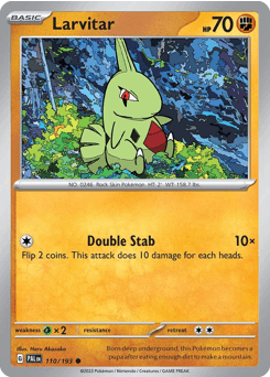 Larvitar 110/193 — Paldea Evolved