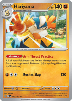 Hariyama 113/193 — Paldea Evolved
