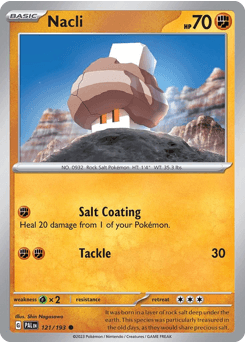 Nacli 121/193 — Paldea Evolved