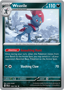 Weavile 134/193 — Paldea Evolved
