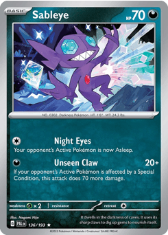 Sableye 136/193 — Paldea Evolved