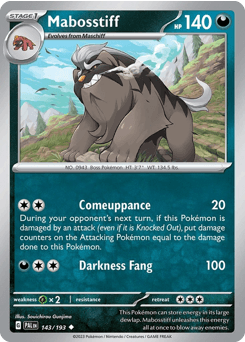 Mabosstiff 143/193 — Paldea Evolved