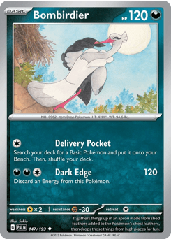 Bombirdier 147/193 — Paldea Evolved