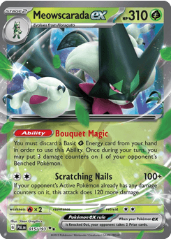 Meowscarada ex 15/193 — Paldea Evolved
