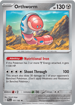 Orthworm 151/193 — Paldea Evolved