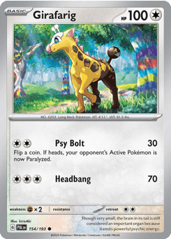 Girafarig 154/193 — Paldea Evolved