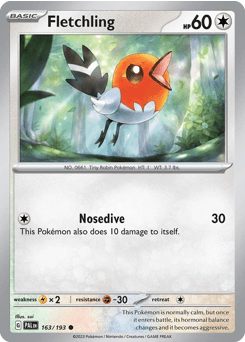 Fletchling 163/193 — Paldea Evolved