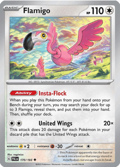 Flamigo 170/193 — Paldea Evolved