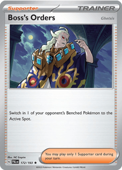 Boss's Orders (Ghetsis) 172/193 — Paldea Evolved
