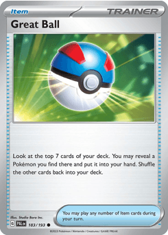 Great Ball 183/193 — Paldea Evolved