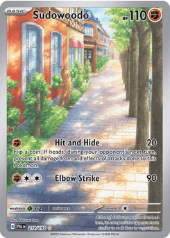 Sudowoodo 219/193 — Paldea Evolved