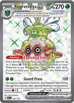 Forretress ex 230/193 — Paldea Evolved