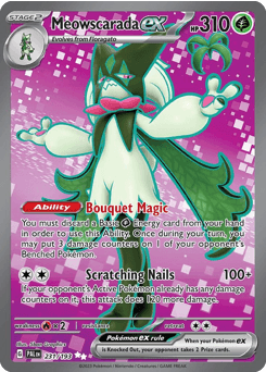 Meowscarada ex 231/193 — Paldea Evolved