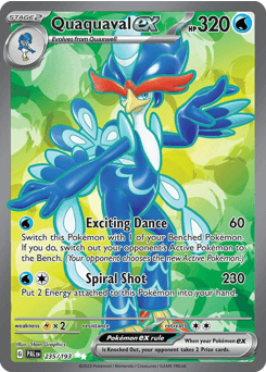 Quaquaval ex 235/193 — Paldea Evolved