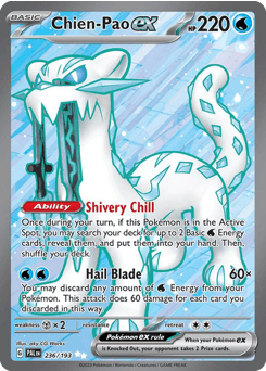 Chien-Pao ex 236/193 — Paldea Evolved