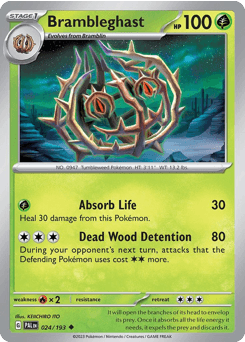 Brambleghast 24/193 — Paldea Evolved