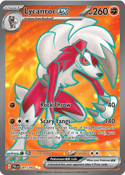 Lycanroc ex 241/193 — Paldea Evolved