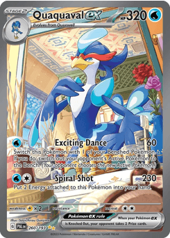 Quaquaval ex 260/193 — Paldea Evolved