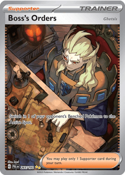 Boss's Orders (Ghetsis) 265/193 — Paldea Evolved