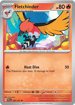 Fletchinder 29/193 — Paldea Evolved