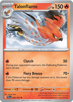 Talonflame 30/193 — Paldea Evolved